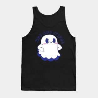 A cute little ghost saying "Hi Boo-tiful" to you Tank Top